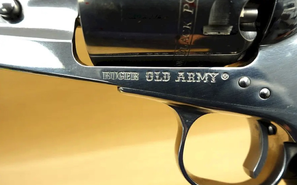 Scarce Ruger Old Army .44 Revolver, Bright Stainless Steel & Cowboy Sights -- LNIB - Image 8
