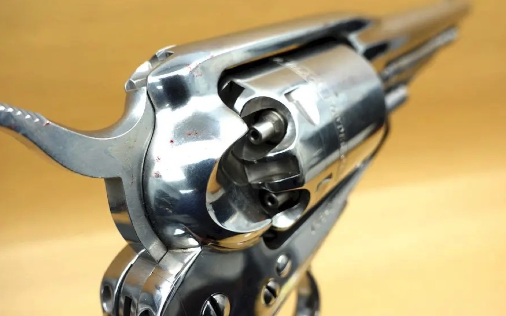 Scarce Ruger Old Army .44 Revolver, Bright Stainless Steel & Cowboy Sights -- LNIB - Image 2