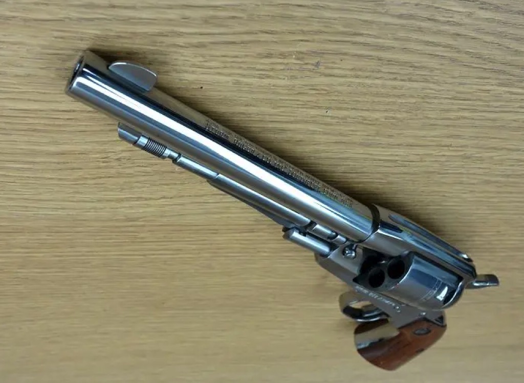 Scarce Ruger Old Army .44 Revolver, Bright Stainless Steel & Cowboy Sights -- LNIB - Image 13