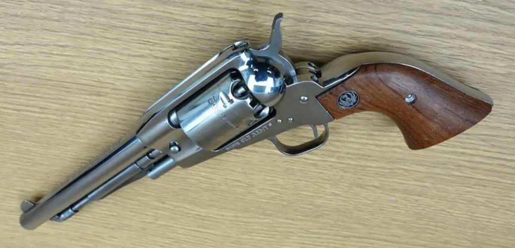 Scarce Ruger Old Army .44 Revolver, Bright Stainless Steel & Cowboy Sights -- LNIB - Image 14
