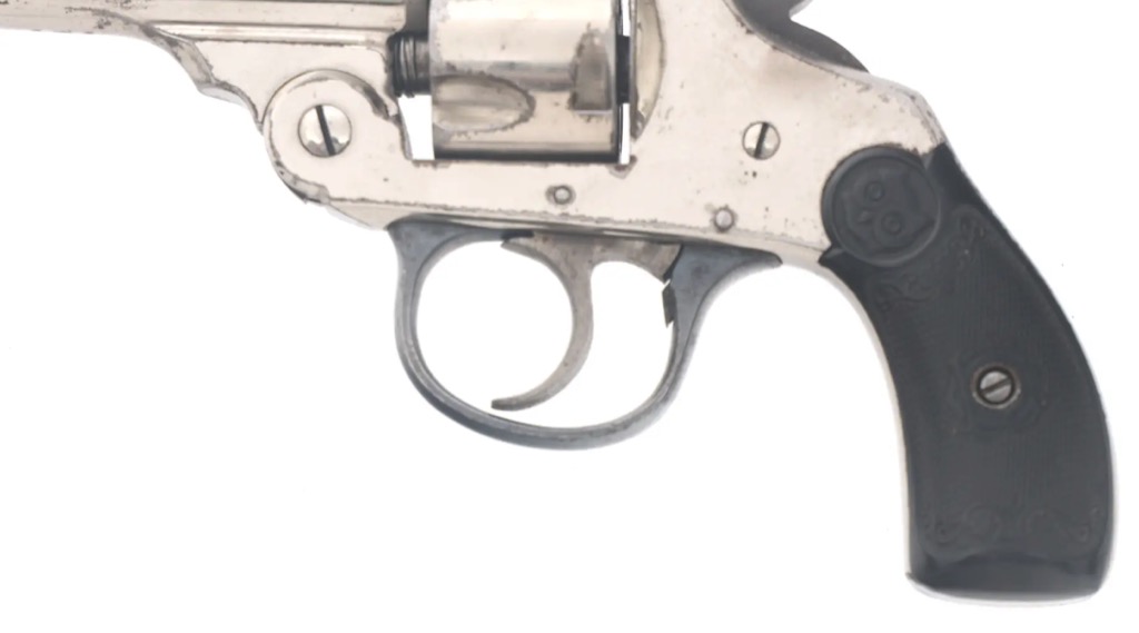 Iver-Johnson DA Nickel .32 Revolver - Image 4