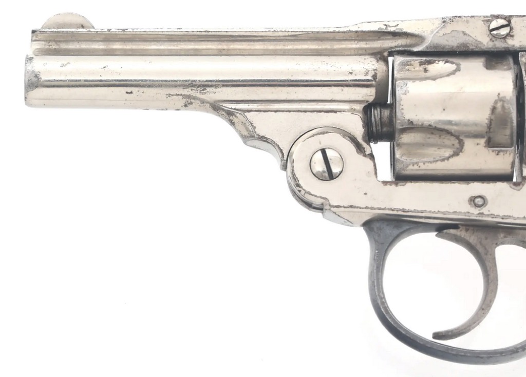 Iver-Johnson DA Nickel .32 Revolver - Image 5