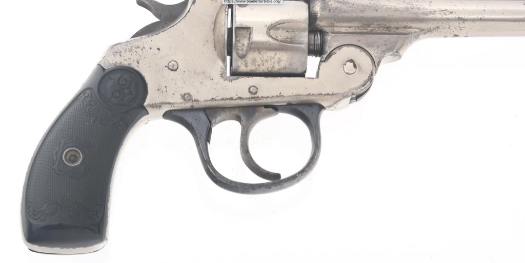 Iver-Johnson DA Nickel .32 Revolver - Image 7
