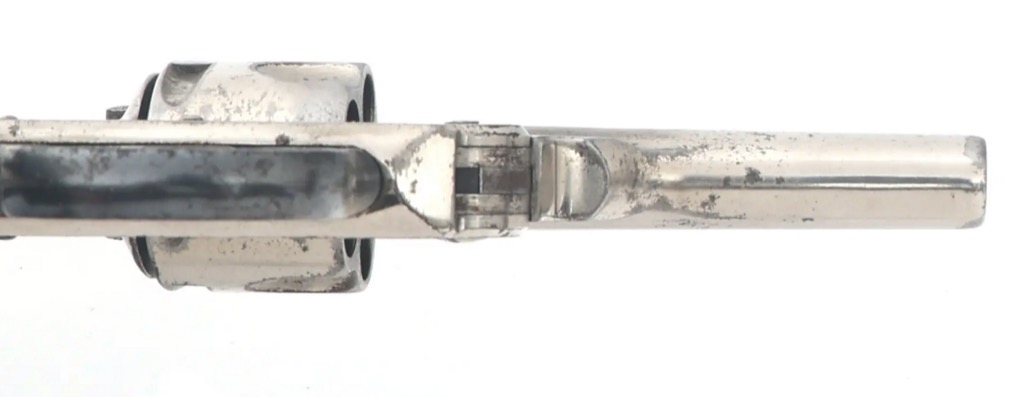 Iver-Johnson DA Nickel .32 Revolver - Image 9