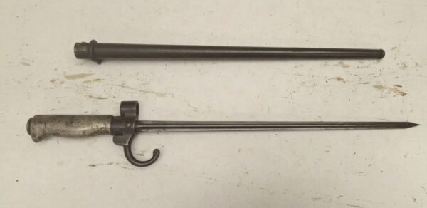 French 1886 Lebel Bayonet, 13" Bayonet & Scabbard