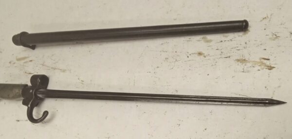French 1886 Lebel Bayonet, 13" Bayonet & Scabbard - Image 8
