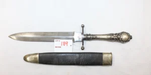 Scarce Gold Rush-Era Wostenholm, Sheffield, I.XL Double-Edge Fighting Knife
